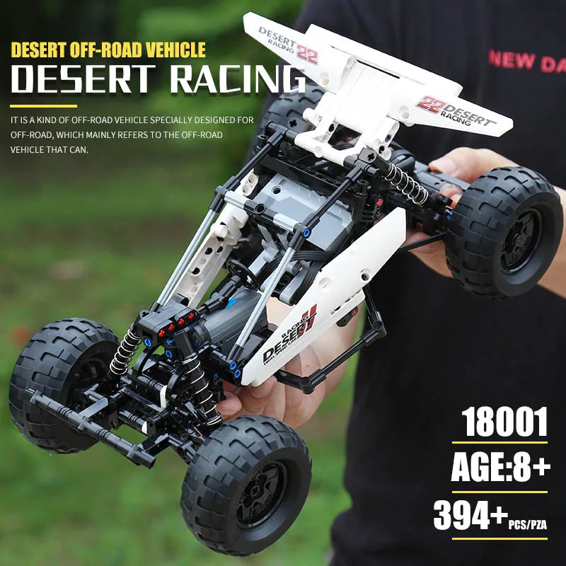 Mould King Desert Car Racing Climbing Truck