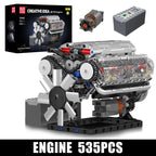 Mould King 10088 The V8 Engine Building Block Assembly