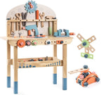 Large Wooden Kids Tool Bench Set