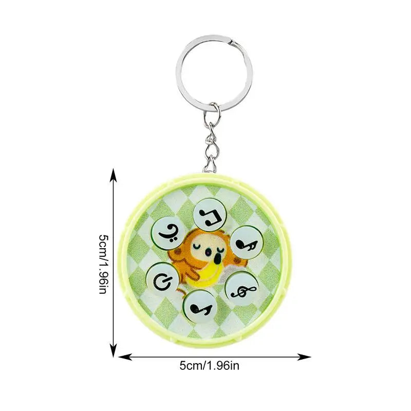 Light Up Electronic Drum Game Keychain