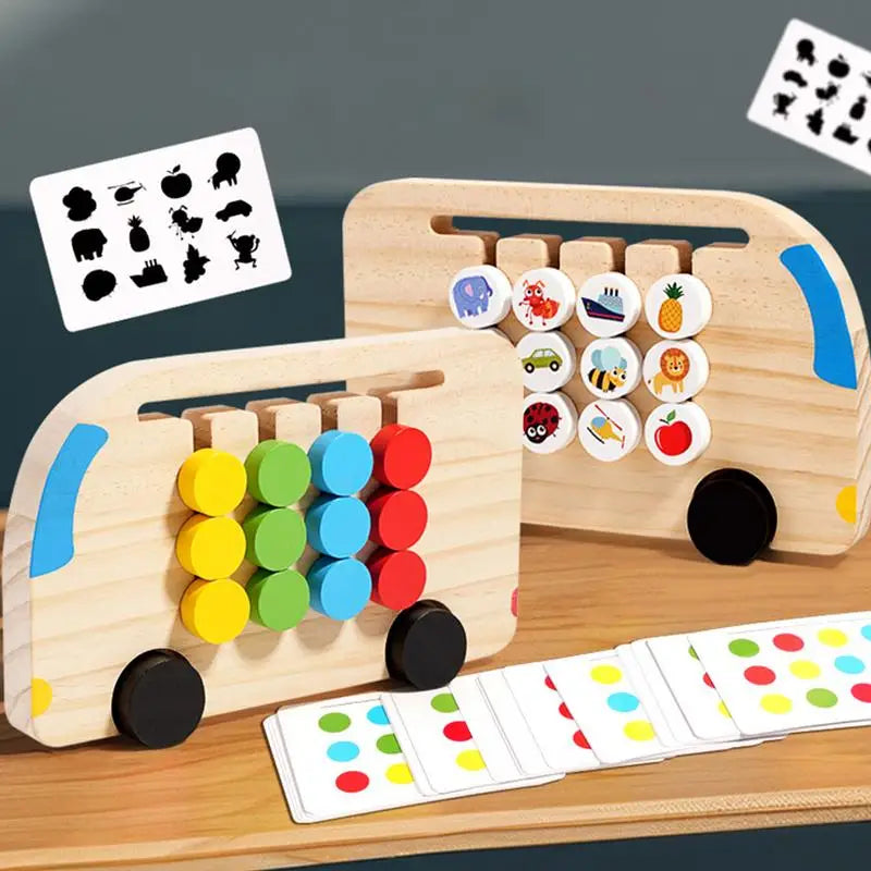Wooden Color Matching Puzzles