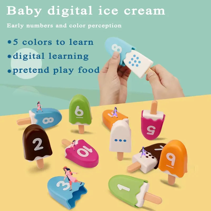 Kid Ice Cream Number Matching Game