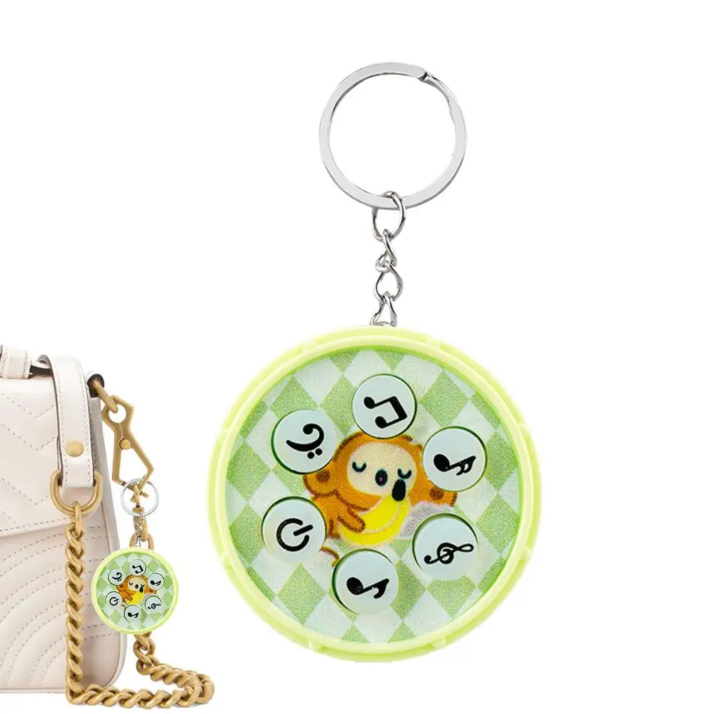 Light Up Electronic Drum Game Keychain
