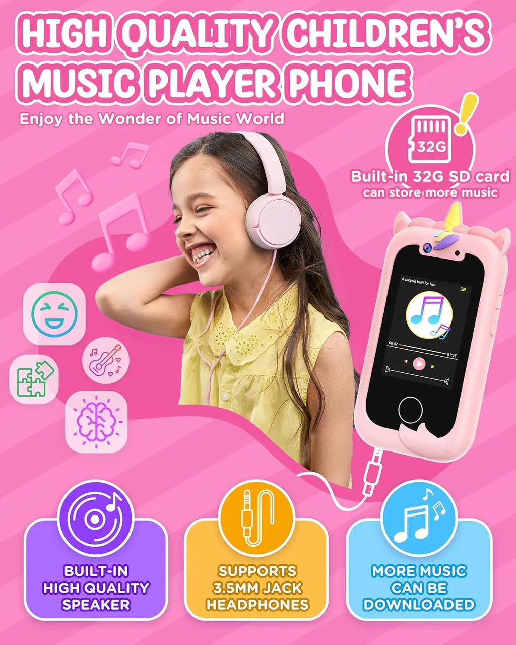 Kids Smart Phone Girls Toy