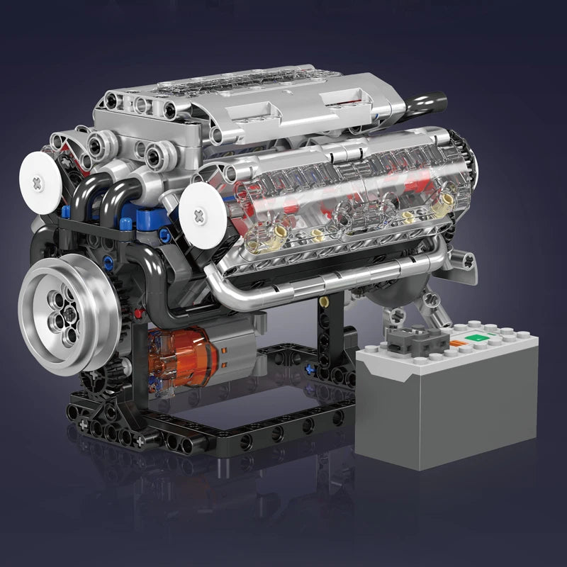 Mould King 10088 The V8 Engine Building Block Assembly