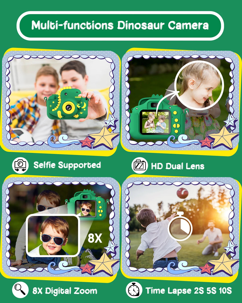 2.0" Kid‘s Digital Camera Rechargeable