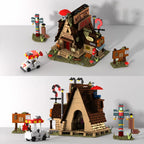 Mystery Cabin Building Blocks Toys Set