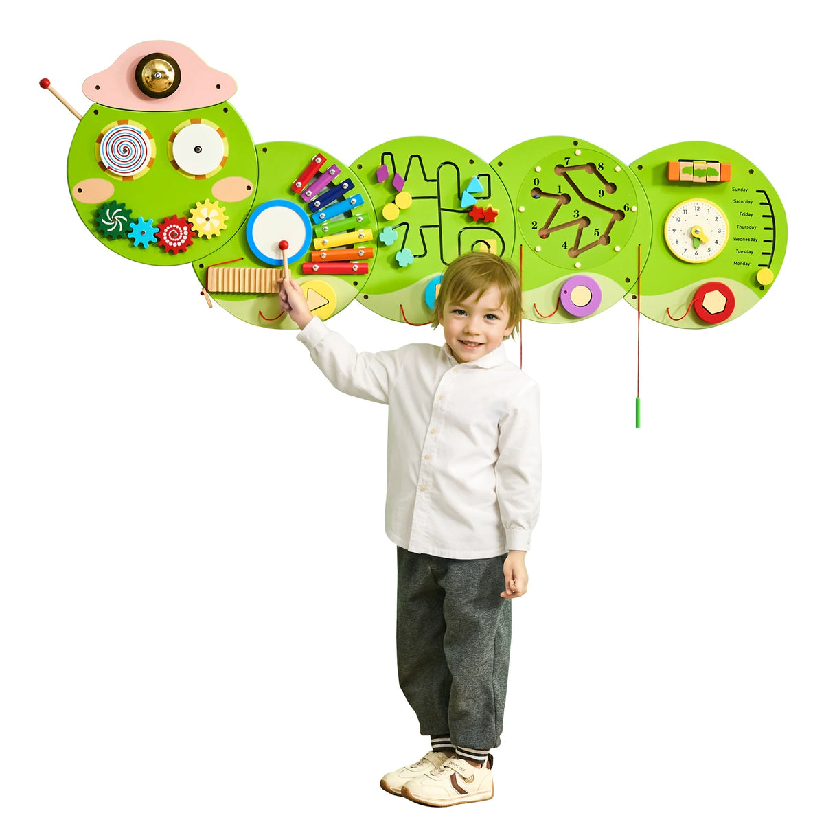 SucceBuy Caterpillar Children Wall Busy Board