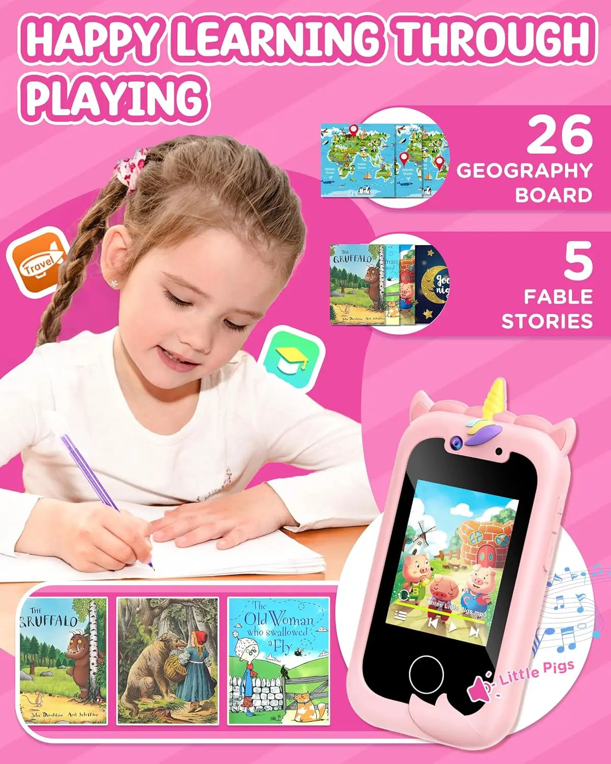Kids Smart Phone Girls Toy