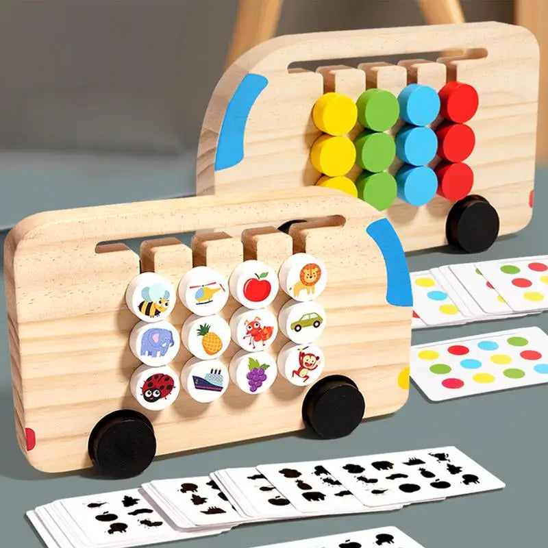 Wooden Color Matching Puzzles