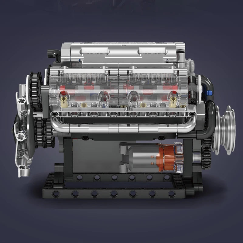 Mould King 10088 The V8 Engine Building Block Assembly