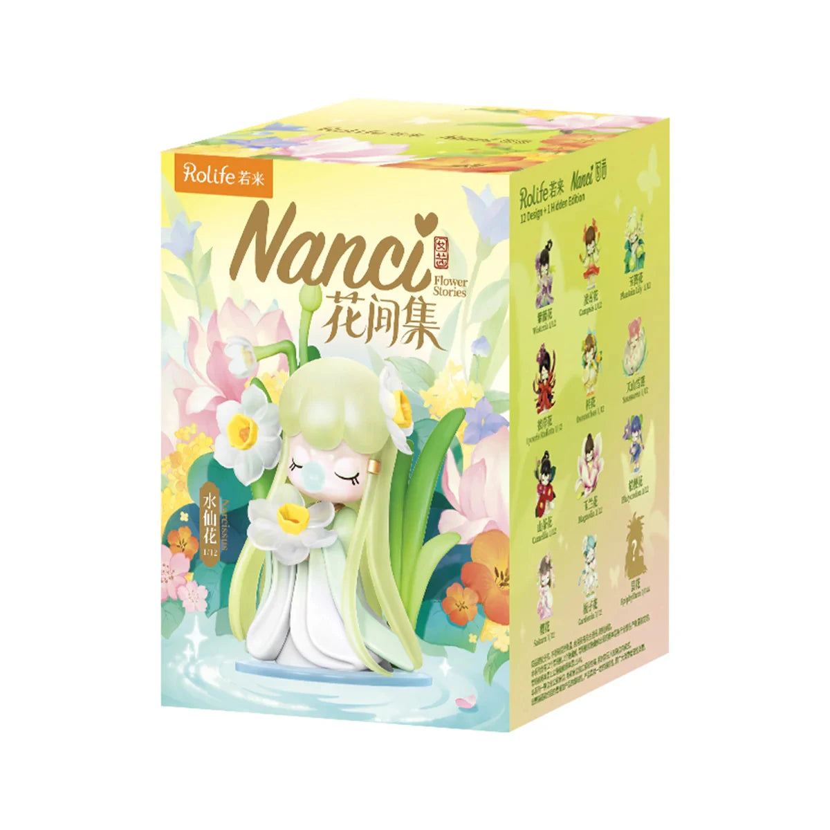 Rolife Nanci Blind Box Nanci's Flower Stories Action Figure Collectible Doll Toys Surprise Box Gift for Kids Friends Adults