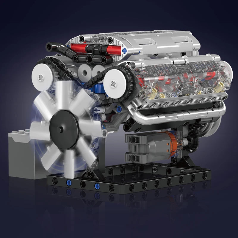 Mould King 10088 The V8 Engine Building Block Assembly
