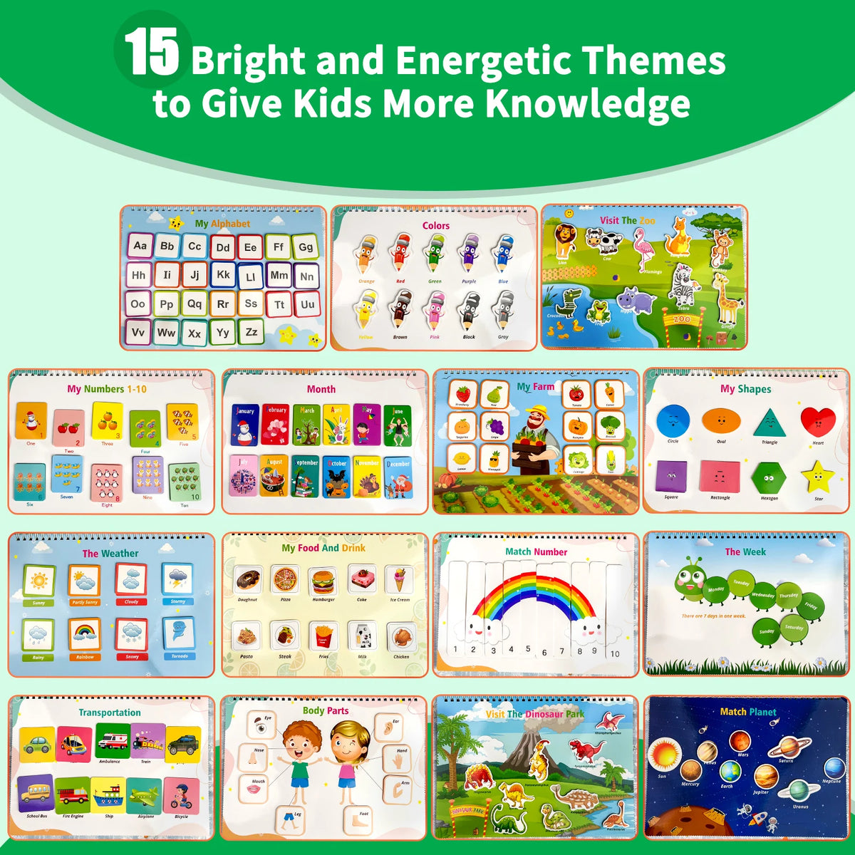Busy Book for Toddlers 3-6