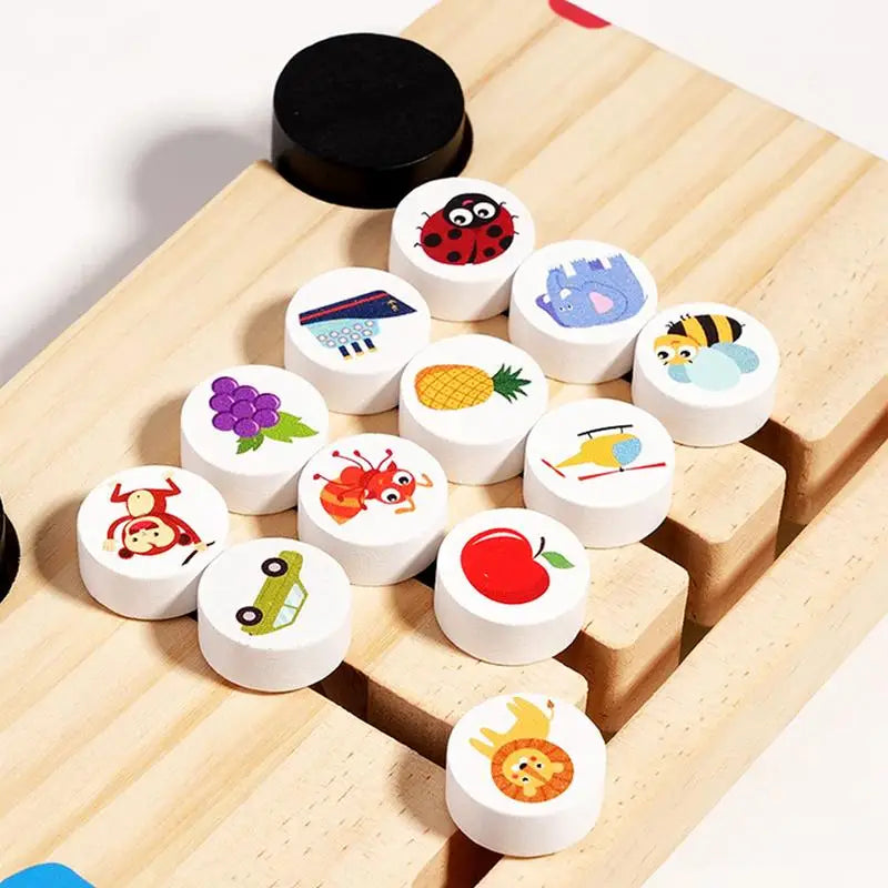 Wooden Color Matching Puzzles
