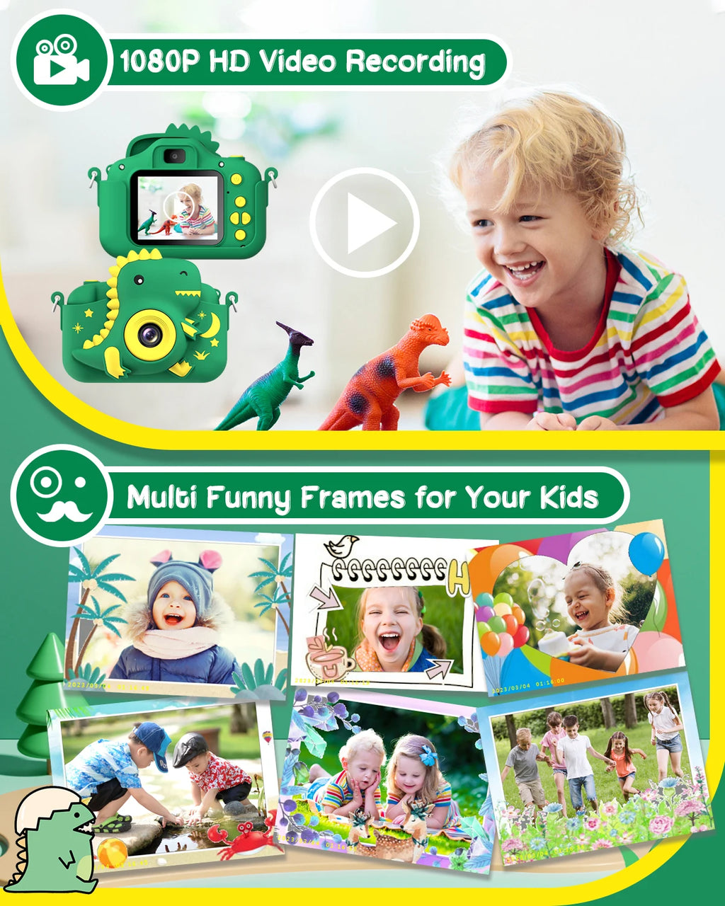 2.0" Kid‘s Digital Camera Rechargeable