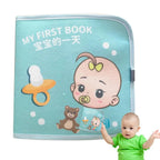 Quiet Sensory Book Soft Cloth Book Cute Cartoon Book Educational Sensory Toy Travel Toys For Boys And Girls