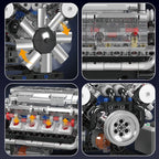 Mould King 10088 The V8 Engine Building Block Assembly