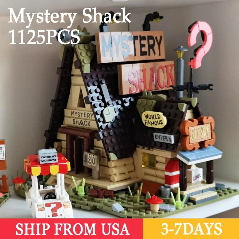 Mystery Cabin Building Blocks Toys Set