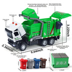 Sanitation Truck with Lights and Sounds, Simulation Recycling Features
