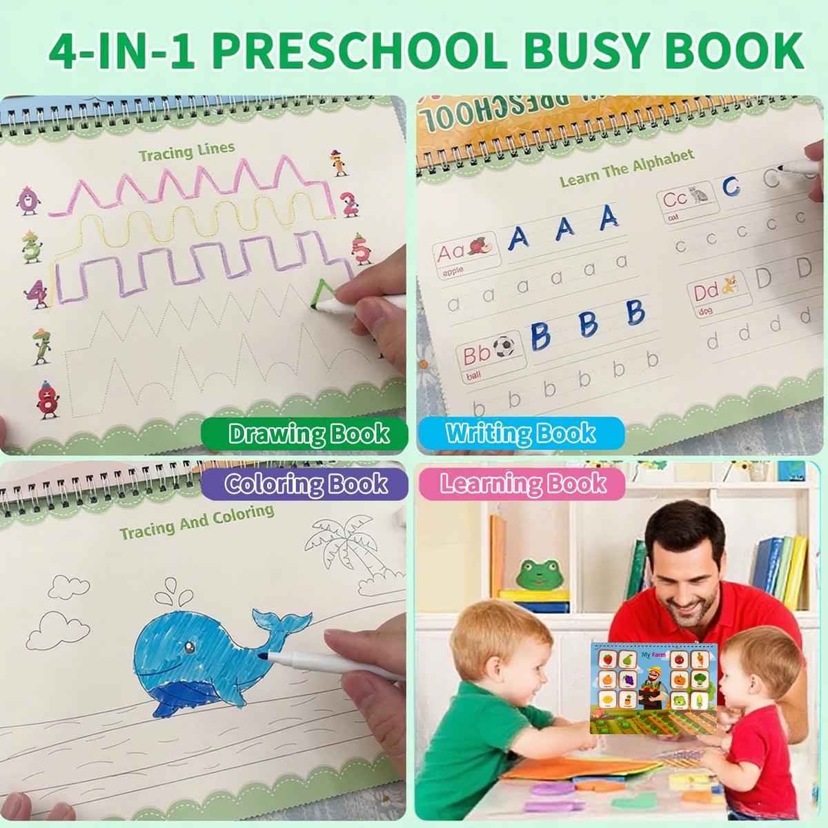 Busy Book for Toddlers 3-6
