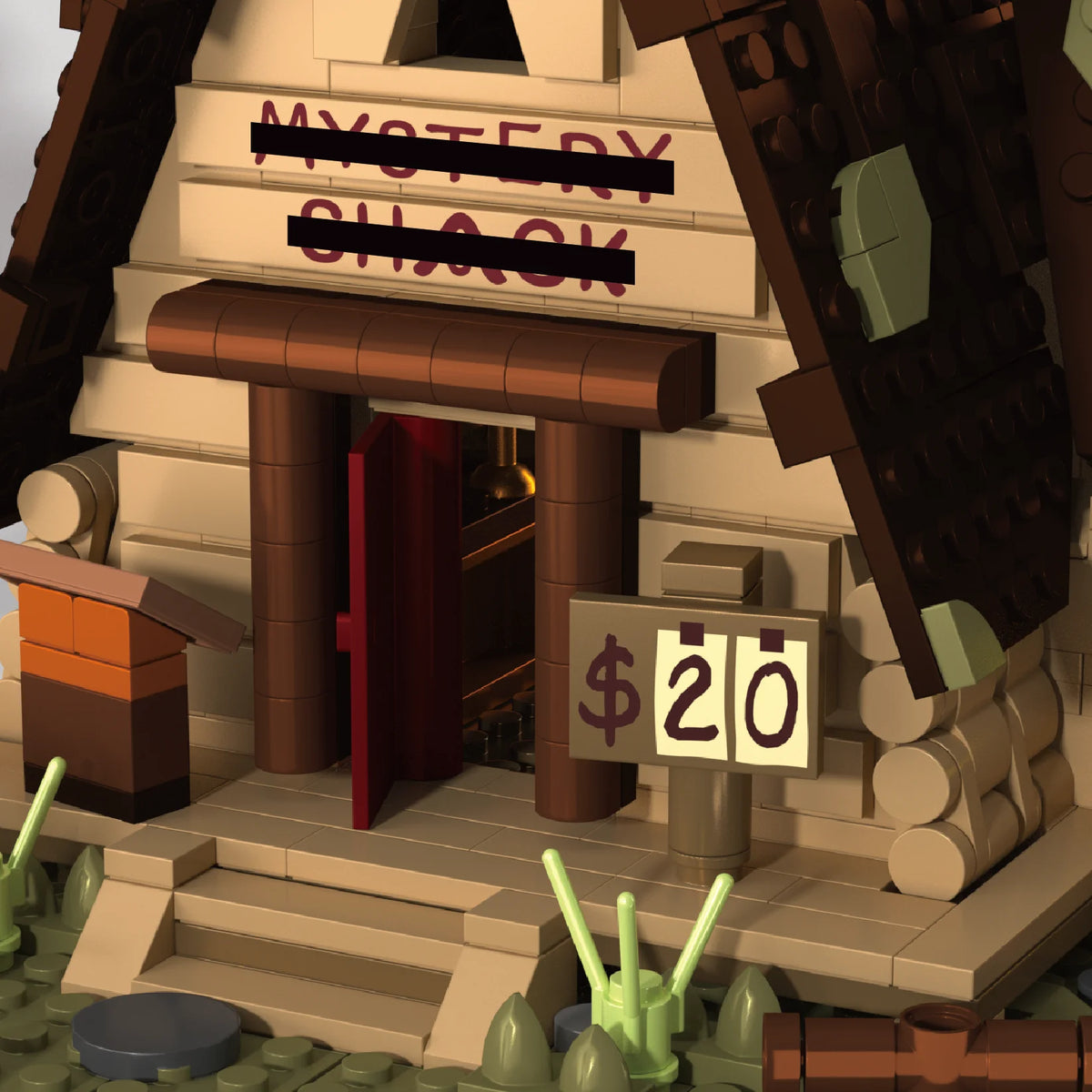 Mystery Cabin Building Blocks Toys Set