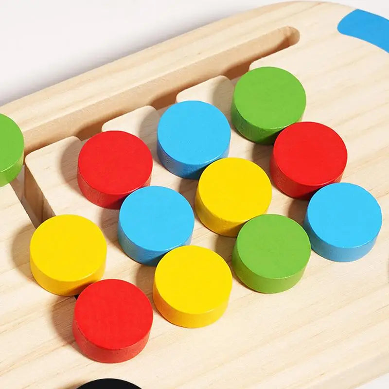Wooden Color Matching Puzzles